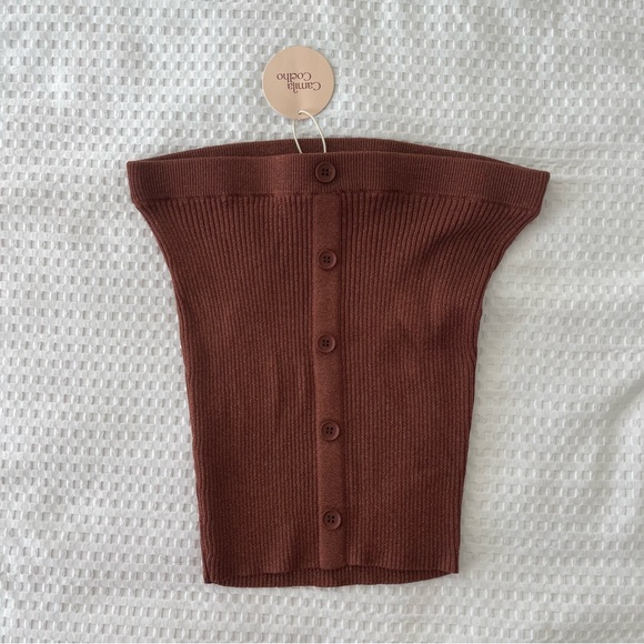 Camila Coelho Alena Set Brown Metallic - Picture 5 of 9